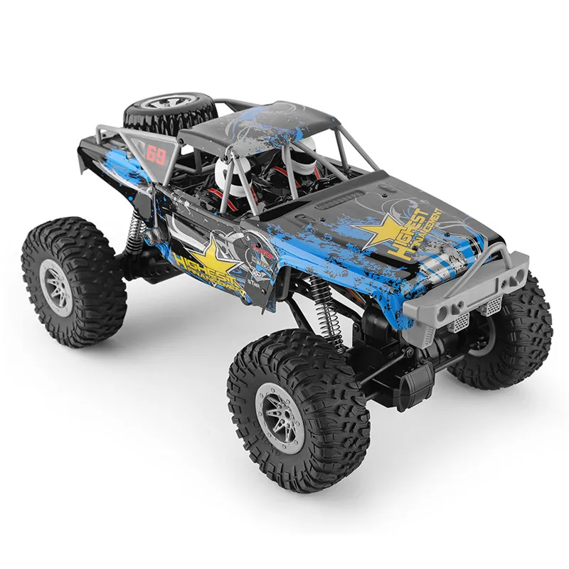 WLtoys 104310 RC Автомобиль 2,4G 1/10 4WD двойной мост гусеничный RC автомобиль 40 Minis с передатчиком зарядное устройство игрушки для детей