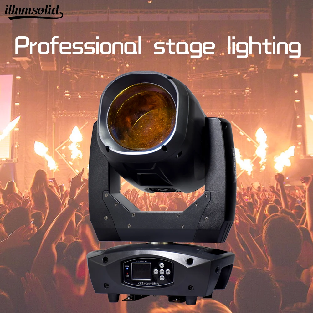 

80w led moving light head zoom beam stage light dmx512 disco light for dj bar