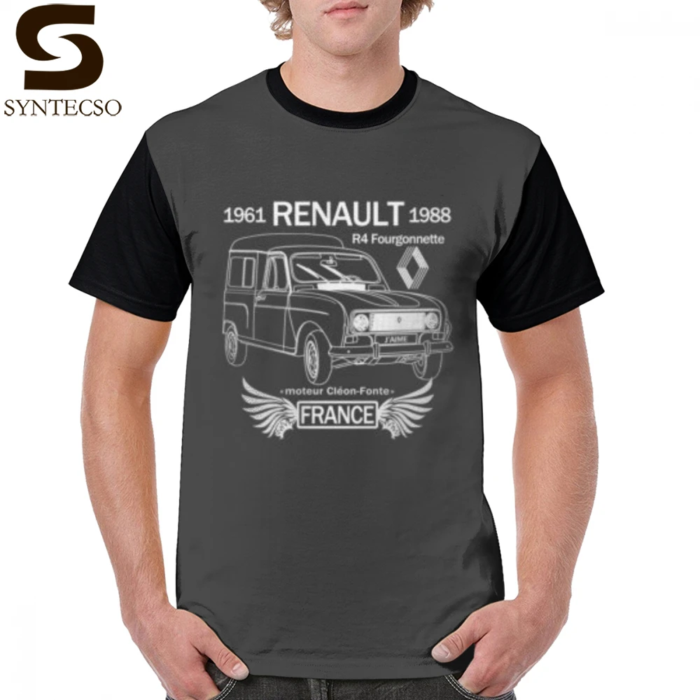 

Van T Shirt Renault R4 Van T-Shirt Funny Short Sleeves Graphic Tee Shirt Fashion Mens 6xl Graphic 100 Cotton Tshirt