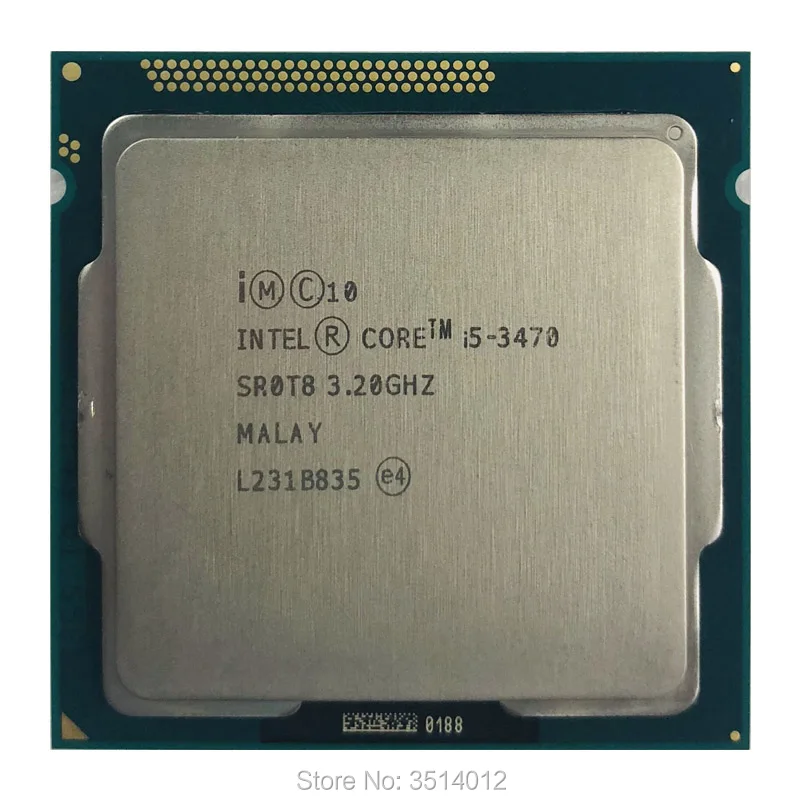 

Intel Core i5-3470 i5 3470 3.2 GHz Quad-Core CPU Processor 6M 77W LGA 1155