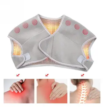 

Shoulder Brace Support Corset Adjustable Tourmaline Self Heating Magnetic Therapy Shoulder Pad Protector Pain Ache Relief Belt v