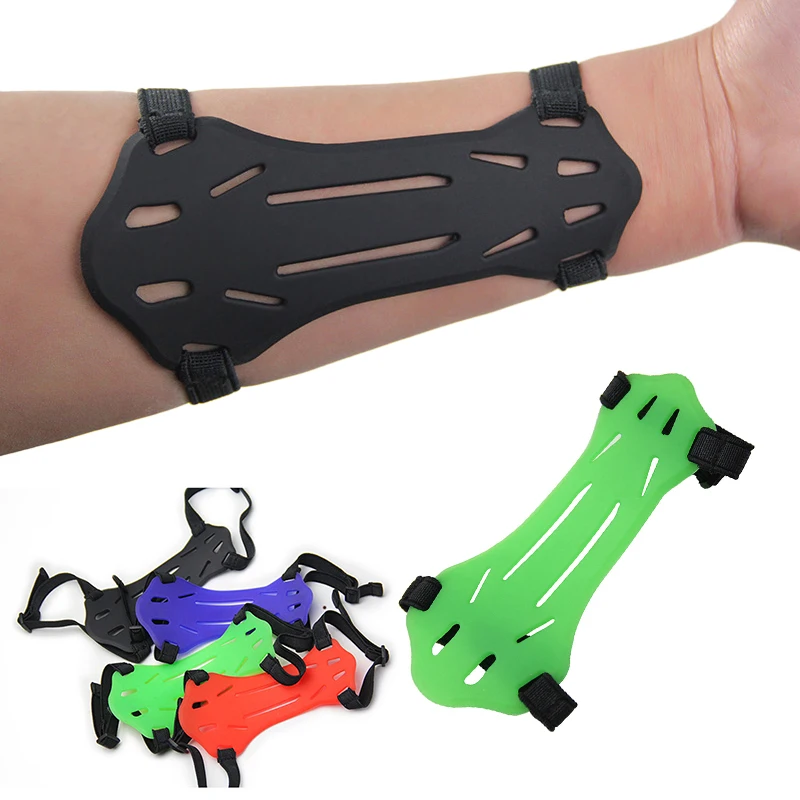 

Archery Silicone Arm Guard Protection Elastic Straps for Hunt Target Recurve Bow