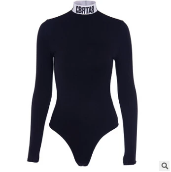 

Lady Women Long Sleeve Bodysuit Bandage Leotard Tops Skinny Jumpsuit Casual Shirt Women Clothing