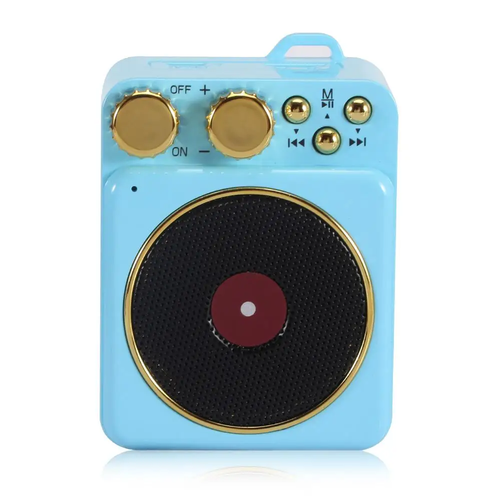 Bluetooth колонка в ретро стиле Atomic Record Player мини беспроводной динамик Поддержка карты