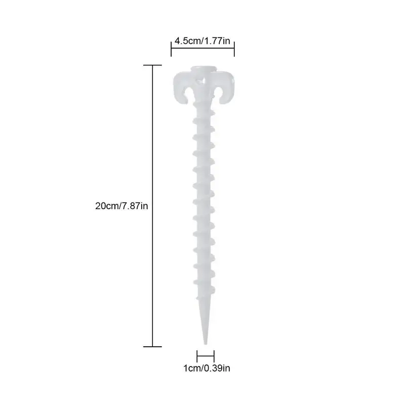 5 шт./компл. световой навес для кемпинга палатки винт заземления колышки Рог ногти на открытом воздухе Альпинизм палатка Пластик ногти аксессуары для палаток
