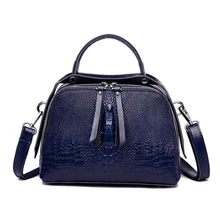 Модные женские туфли кожаная сумка роскошная сумка крокодил узор Топ-ручка сумка дизайнер сумка для леди высокое качество сумки