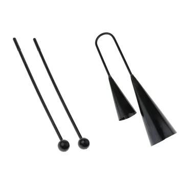 

Crow Sounder Double Cowbell with Mallets for Kid Children Music Educational Toy