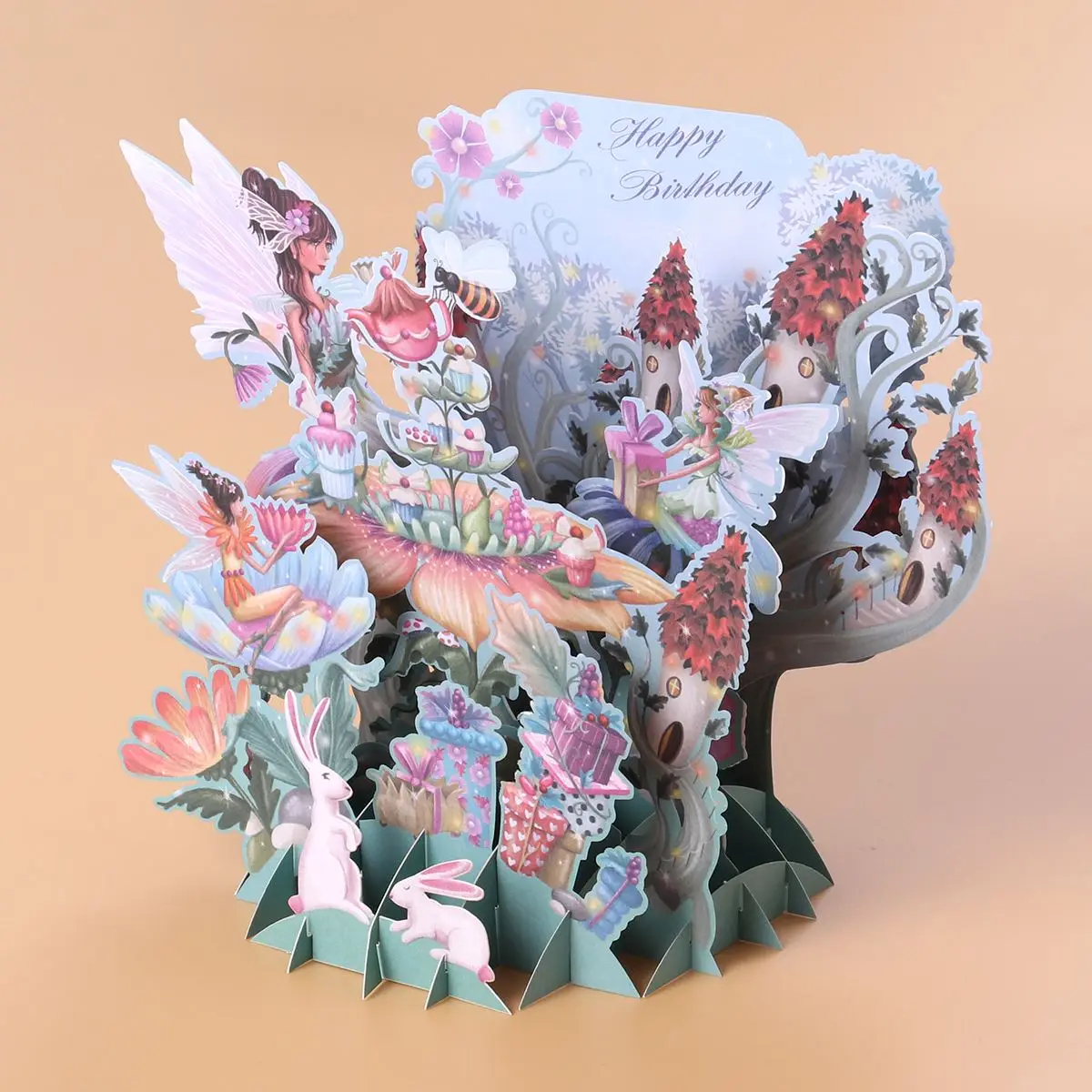 NICEXMAS 3D всплывающие открытки Красивые нежные бумажные открытки на день рождения поздравительные открытки Подарочные открытки на Рождество юбилей