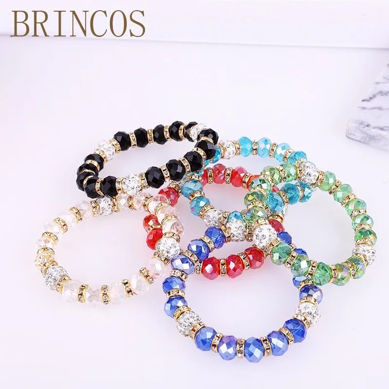 

Handmade Crystal Bracelet Women's Jewelry with Punk Beads Bracelet Couple Fashion Bohemian Style Best Selling 2019 Products ccc