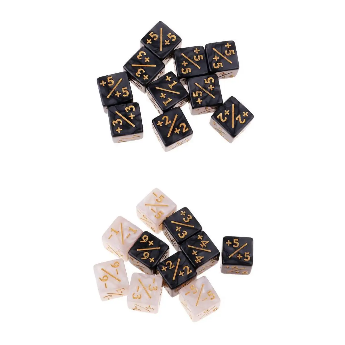

20pcs High Quality Resin Fractional Dice Set for Kids Math Addition Subtraction Learning Dices