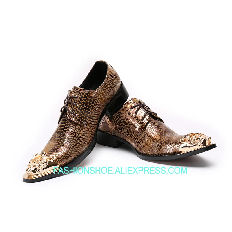 

Italian Style Men Wedding Party Shoes Genuine leather Lace Dress Shoes Big Size euro 46