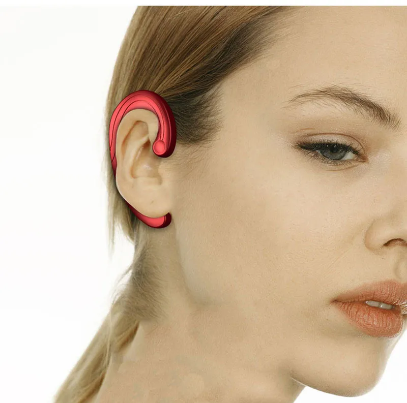 Excelvan Q9 Bone Conduction Ear Hook Bluetooth Headset Hands free with