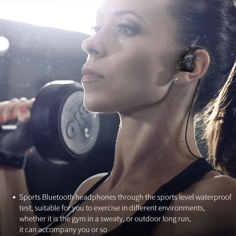 SHINECON Bluetooth гарнитура наушники водостойкие спортивные 4 2 с зарядным кабелем
