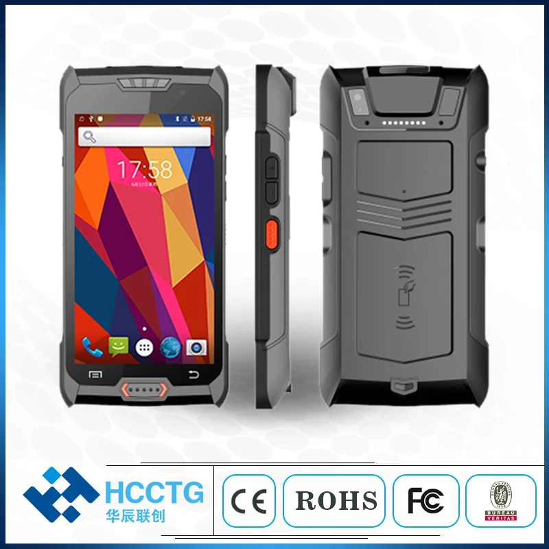  Android 7.0 4G Handheld Computer POS Data Terminal Wifi Bluetooth NFC RFID Reader PDA Barcode Scann