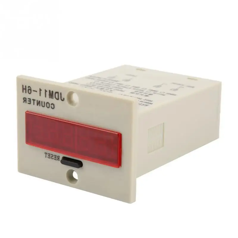 JDM11 6H 6 цифр дисплей электронный счетчик инструмент AC220V/DC36V/DC 24 V/DC 12V|Счетчики| |