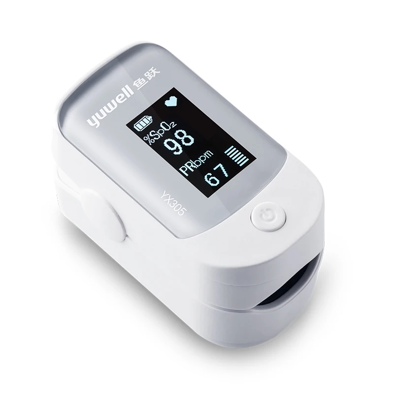 Comprar Yuwell YX305 oxímetro de pulso Digital para el dedo cuidado de la pantalla OLED para la salud Sensor de alta velocidad Auto apagado para la familia