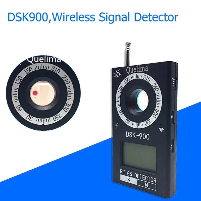 

DSK900 Full Range Wireless Signal Detector Camera Bug GPS Scanner Tracker Mobile Phone Signal Pinhole Camera Detector