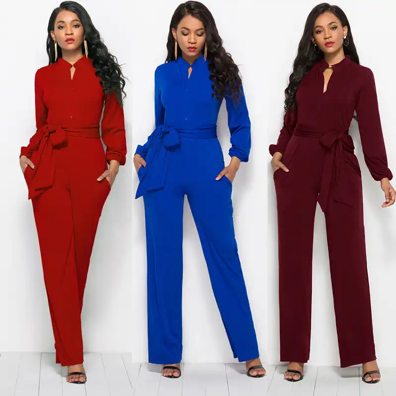 plus size red jumpsuits for evening