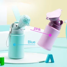 Портативный маленьких детский горшок приспособление для мочеиспускания в экстренных ситуациях Туалет дети приучение к туалету Кубок для кемпинга автомобильное путешествие голубой и розовый