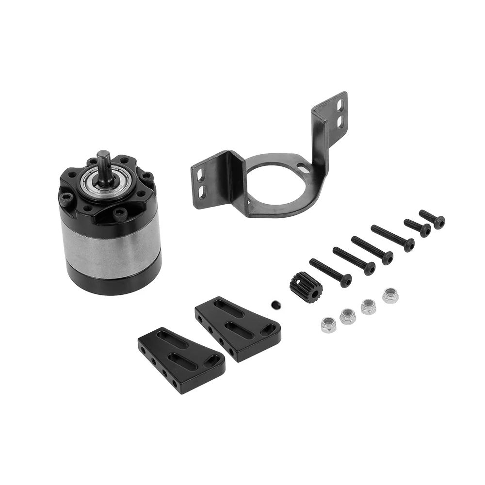 

Metal 1/5 Planetary Gearbox with Mount Transmission Case for 1/10 D90 D110 Axial SCX10 RC4WD RC Crawler Car Vehicle Accessories