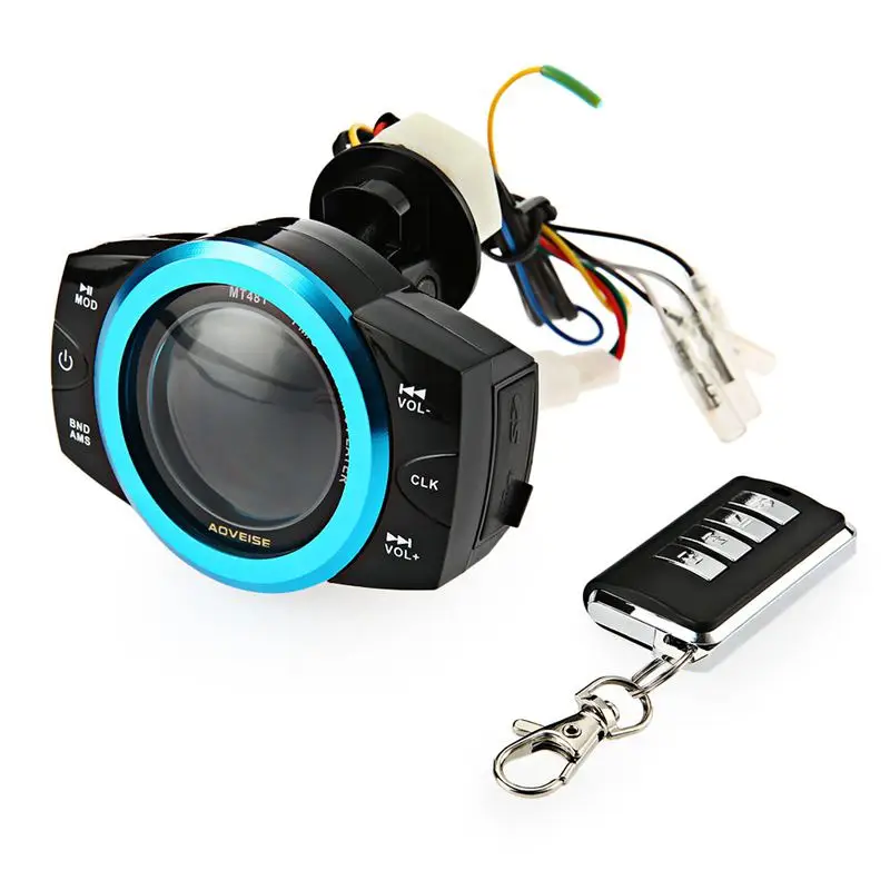 

AOVEISE MT481 Motorcycle MP3 Player Waterproof Audio Radio Sound Music Player Anti-theft Alarm Screen Display Support FM USB S