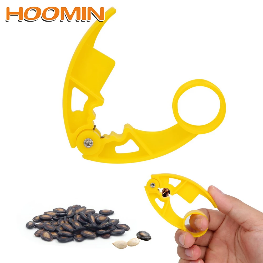 

HOOMIN Nut Clip Nut Cracker Nutcracker Pistachio Sunflower Seeds Peeler Melon Seed Plier Clamp Walnut Pine Sheller Opener