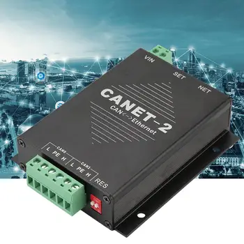 

CANET-2 Ethernet to CAN Interface Converter 2-Way CAN-Bus to LAN TCP/IP Data Adapter Ethernet to CAN Adapter