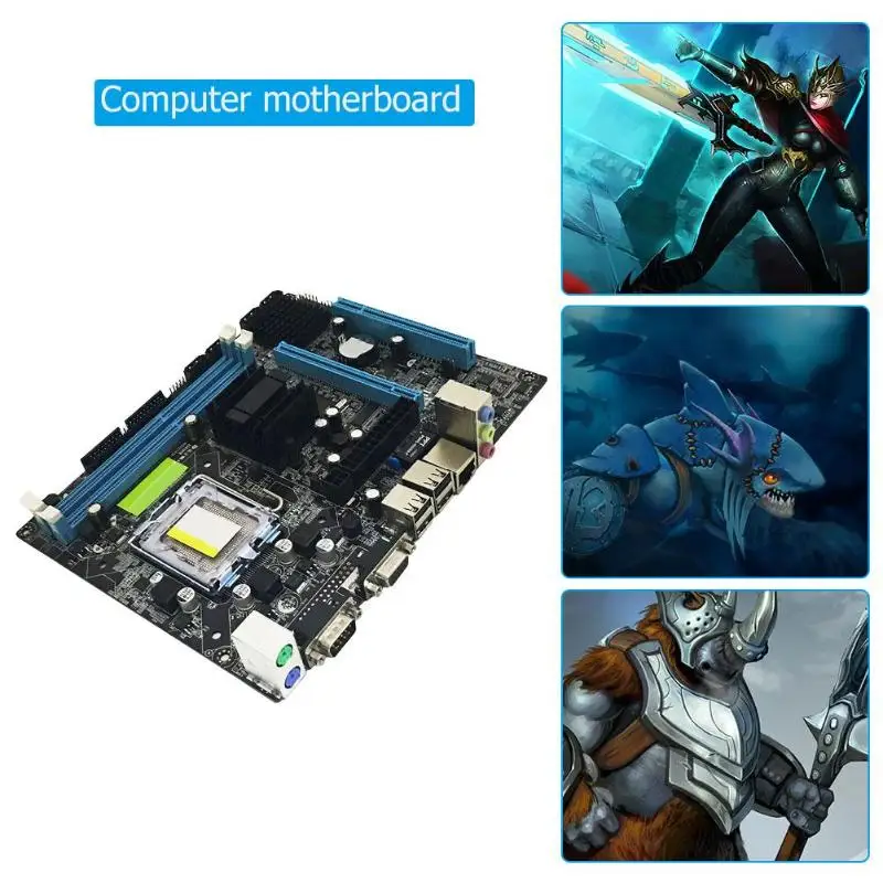 Цена G41 PC компьютера материнская плата LGA 775 Dual Core 4 ядра Процессор DDR3 плата Высокая производительность настольных игровая материнская плата lga 775 ...