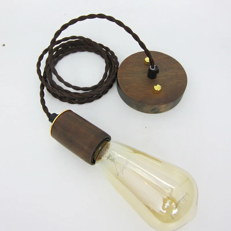 E27 Vintage Edison Lamp Holder Pendant Bulb Light Screw Socket Living Room Decor E27 Vintage Edison Lamp Holder Pendant Bulb Light Screw Socket Living Room Decor