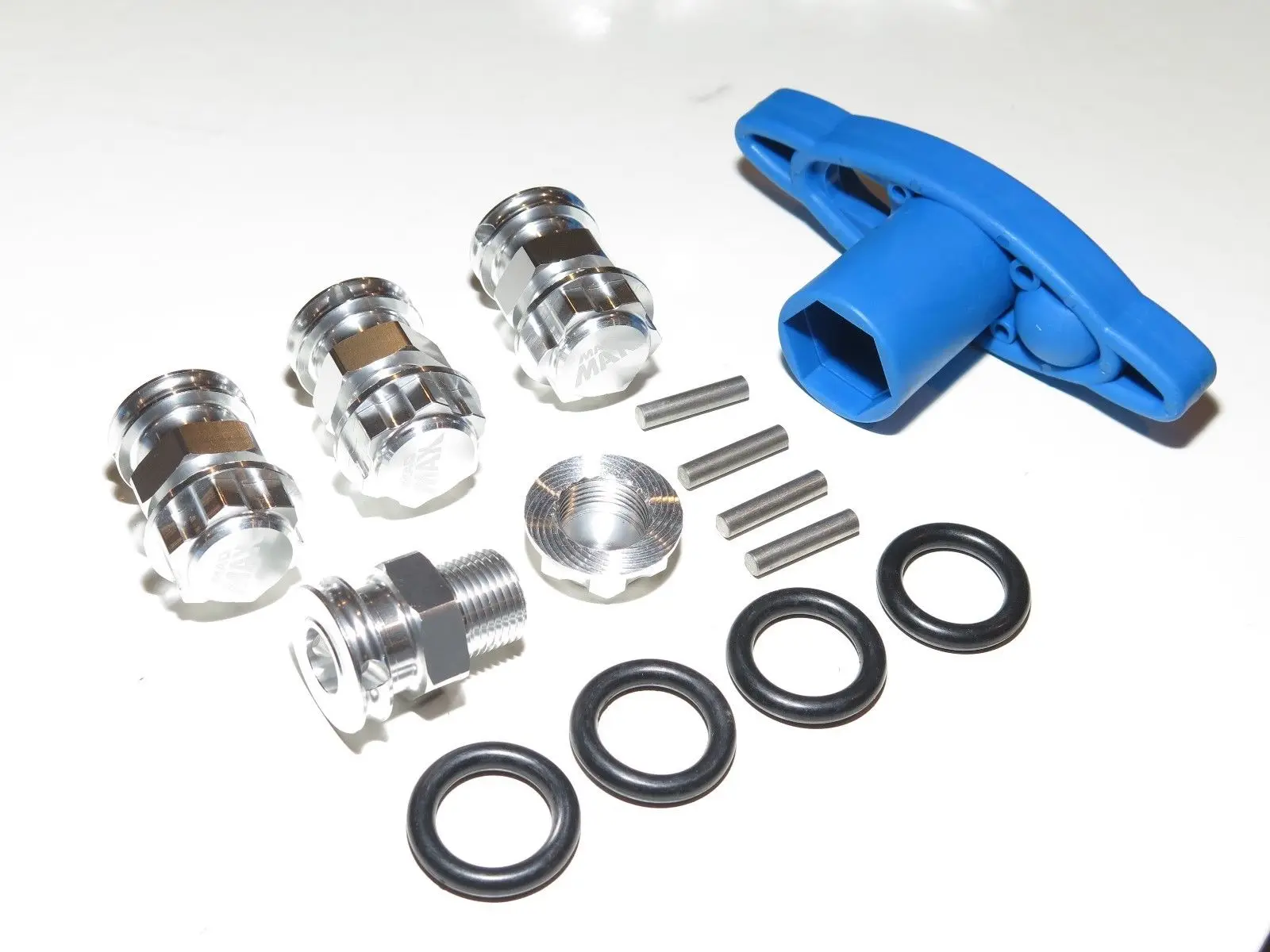 

Aluminium Extended Wheel Hex Nuts mit extender for Losi 5IVE T B Mini WRC