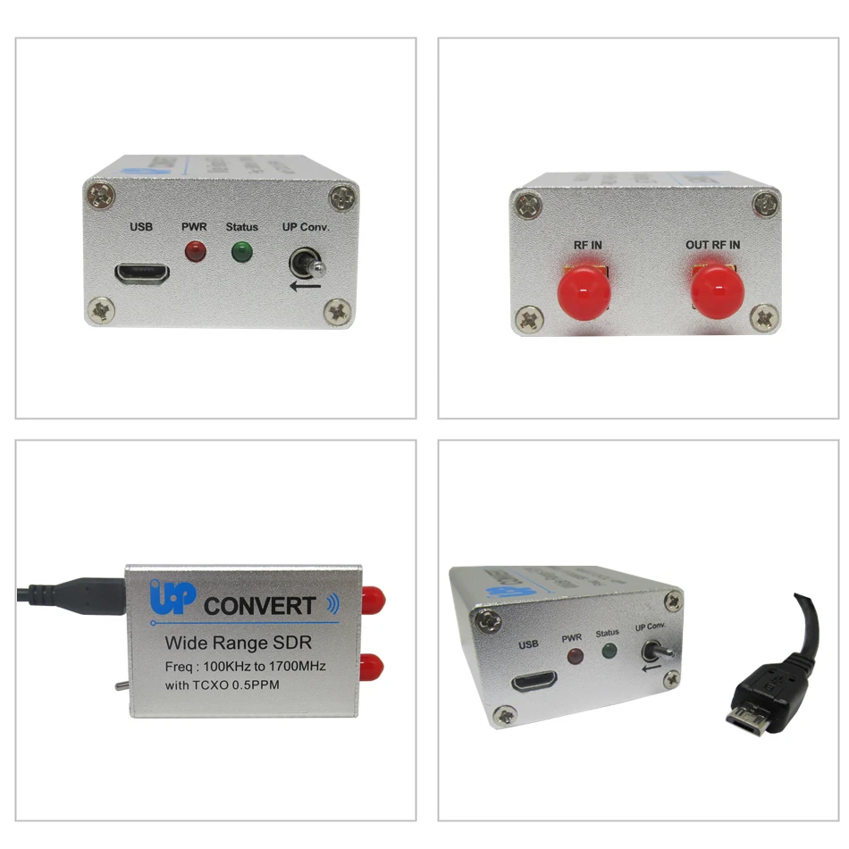 Купите один получите бесплатный промоакция USB RTL SDR ресивер 100 кГц 1 7 ГГц полный