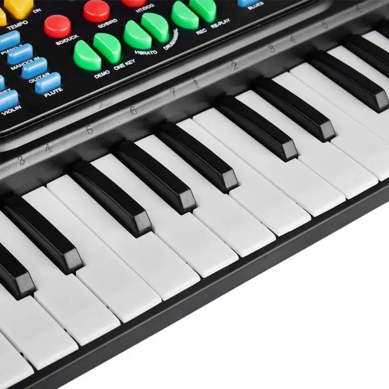 37 Keys Electronic Piano Keyboard Electronic Digital Music Simulation Piano Keyboard Toy Kids Musical Instrument Educational Toy