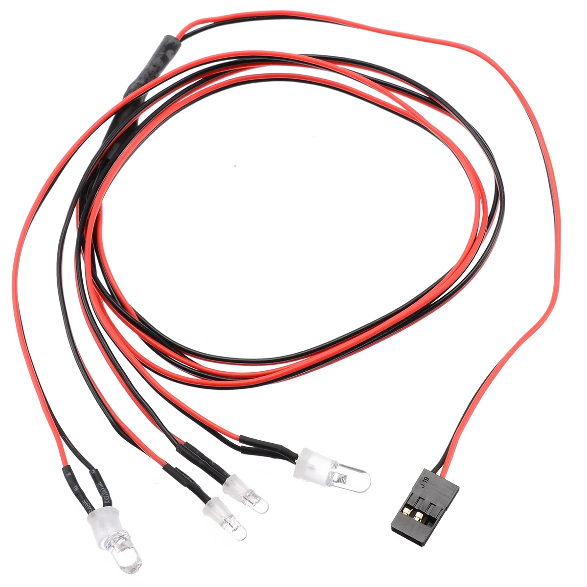 

4Pcs RC Model Drift Car LED Night 5mm & 3mm Headlamps Headlights LED Light Remote Control Toys Accessories For RC Car