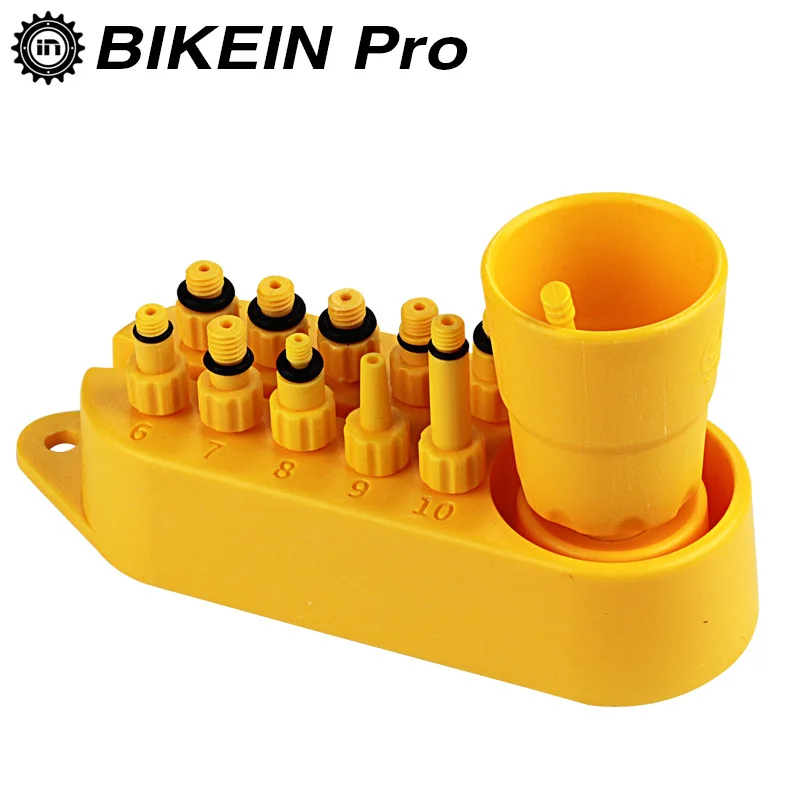 

Bicycle Brake Oil Change Tool Adapter Contains 10Pcs Different Funnels Suitable Variety Of Styles Bicycle Oil Change Tools
