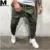 Moomphya/2019 новый уличная одежда в стиле «хип-хоп», для мужчин джоггеры Штаны разноцветная крест слой Длинные мужские Штаны узкие штаны-шаровары мужские брюки - изображение