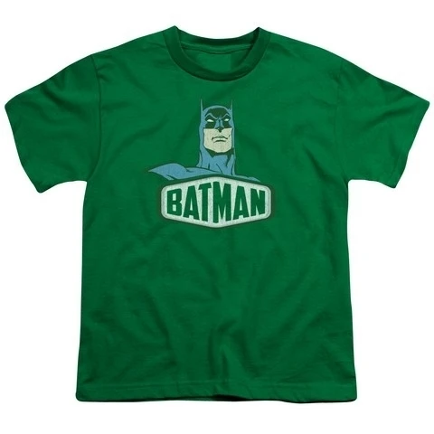 Trevco Dco знак Бэтмена короткий рукав Молодежная 18 1 Tee Kelly Green Small| |