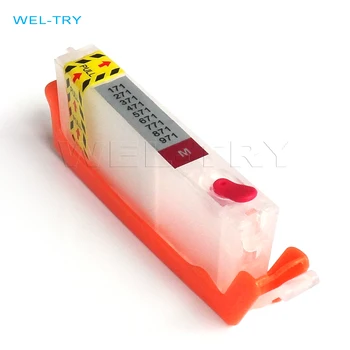 

PGI-470 PGBK, CLI-471 BK/C/M/Y compatible Ink Cartridge for Canon MG5740 MG6840 printer . PGI470 CLI471 , empty with chip