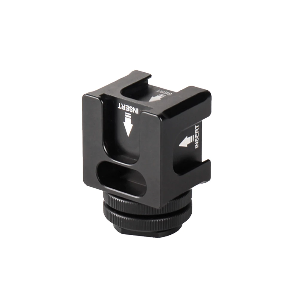 

Aluminium Alloy Cold Shoe Camera Mount Adapter for Microphone LED Video Light Monitors Camera Accessories for Sony Canon Nikon