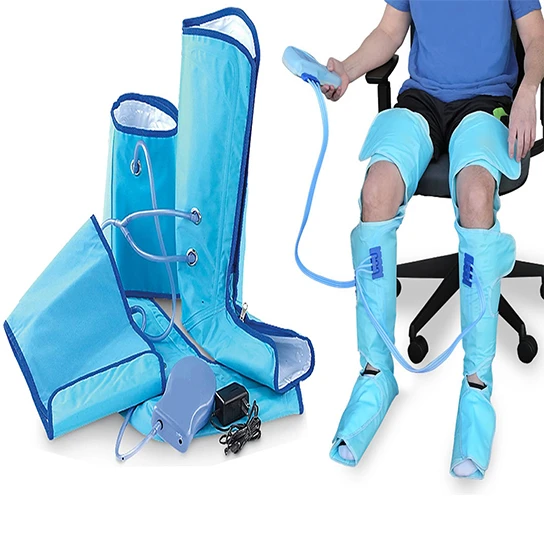 Air Compression Leg Foot Massager Wraps Regular Ankles Calf Physical