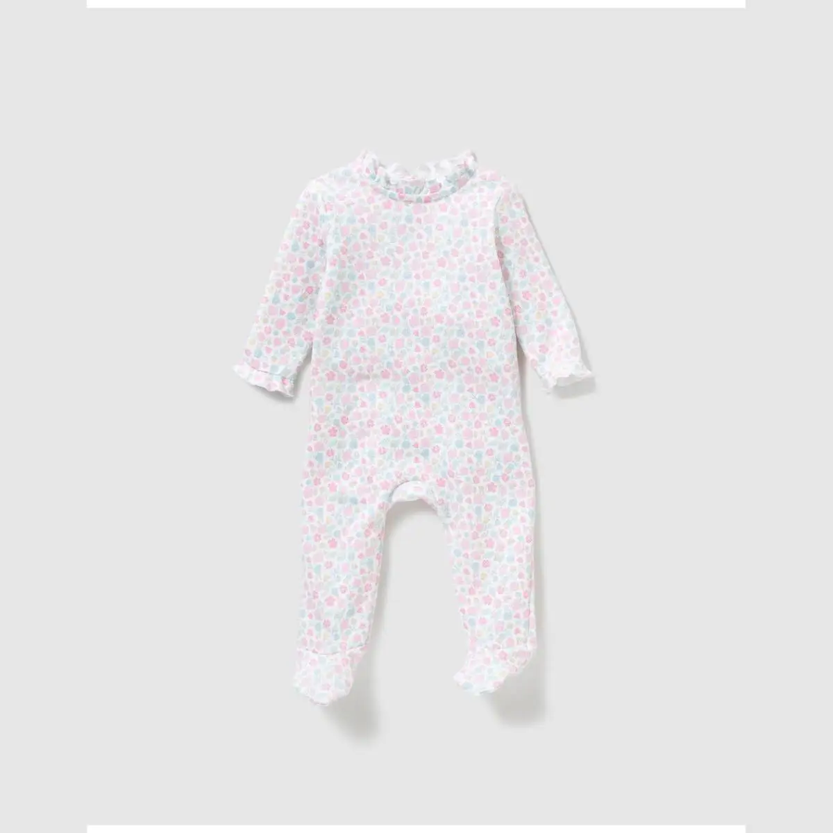 UNIT-BEBE-COTTON-ROMPERS-LONG Пижама BEBE с рулем |