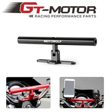 Универсальный мотоцикл/скутер/спорт-велосипед/цикл усиленный перекладина двигатель телефон/gps/прожектор/фары монтажный кронштейн