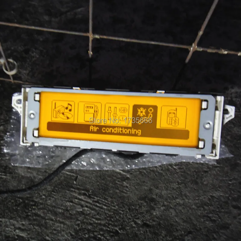 (10 шт.) оригинальный автомобильный экран с поддержкой USB и Bluetooth ЖК дисплей желтого