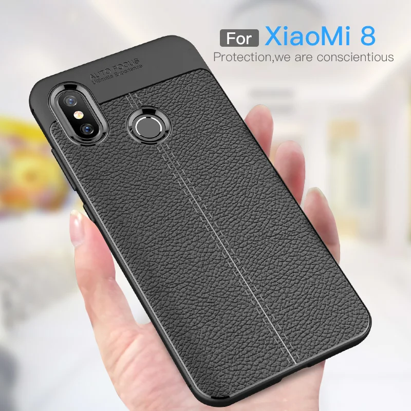 Case For Redmi Note 5 Pro 5A S2 6A Pro Cases Soft TPU Leather Phone Case For Xiaomi Mi 8 SE Pocophone F1 Full Protective Fundas
