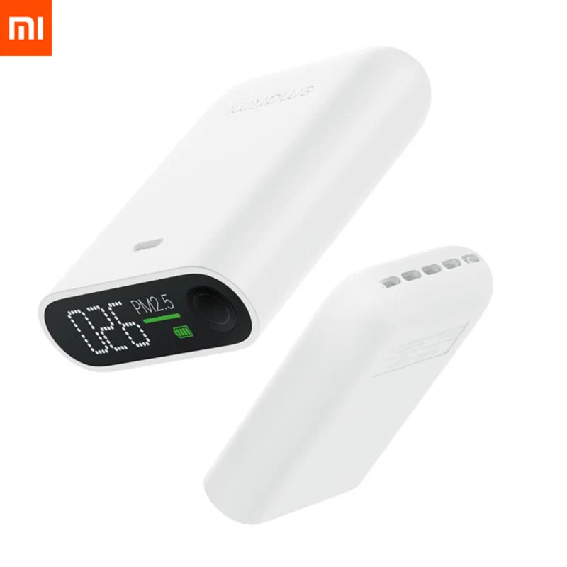 

xiaomi smartmi PM2.5 air detector portable PM 2.5 mini sensitive Air quality monitor for home office hotel LED screen display