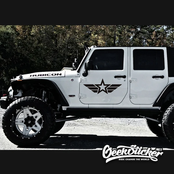 Водонепроницаемая Светоотражающая Виниловая наклейка для Jeep Cherokee Wrangler Renegade 2