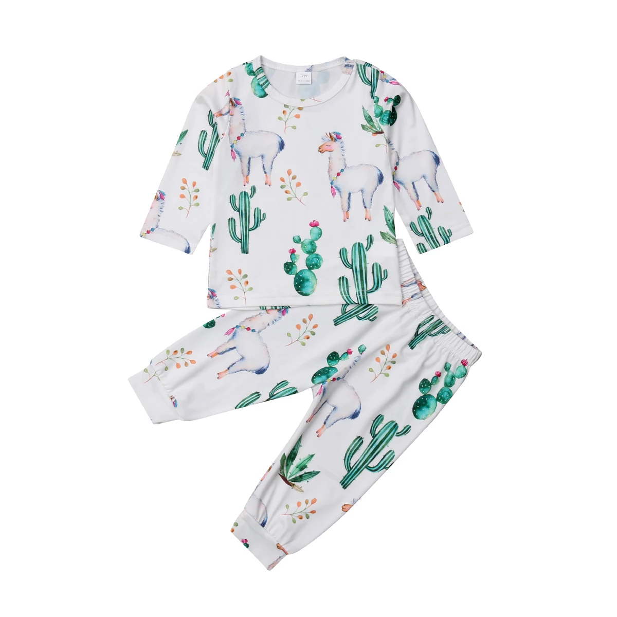 

Baby Cactus Clothes Toddler Babies Girl Boy Cotton Tops Floral Pants Leggings 2Pcs Outfits Clothing 0-24M