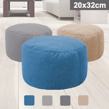 

Small Round Lazy BeanBag Sofas Cover Waterproof Stuffed Animal Storage Toy Bean Bag Solid Color Chair Cover Beanbag Sofas