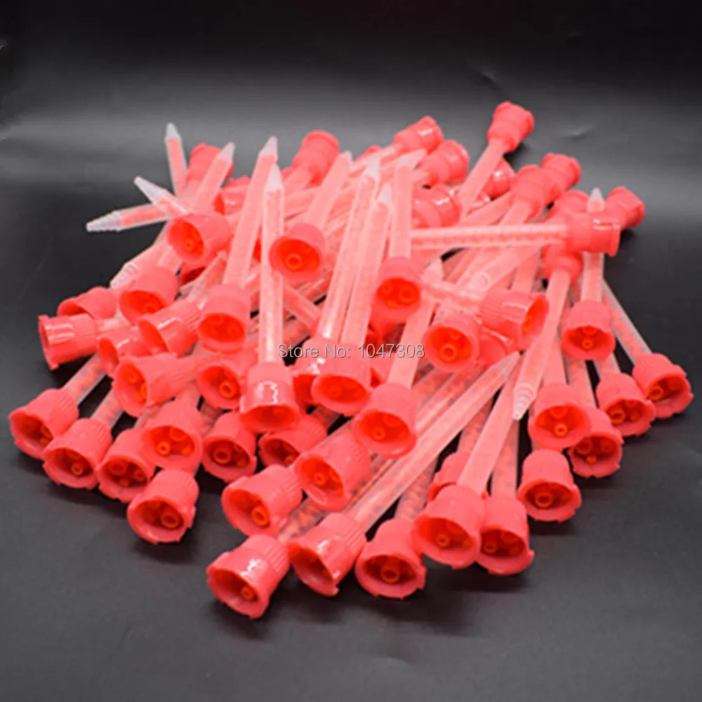 

50pcs 10:1 Epoxy Resin Mixing Nozzle AB Glue Acrylic Adhesive Mixer Mix Tip Structural Adhesive Epoxies AB Epoxy Glue Nozzles