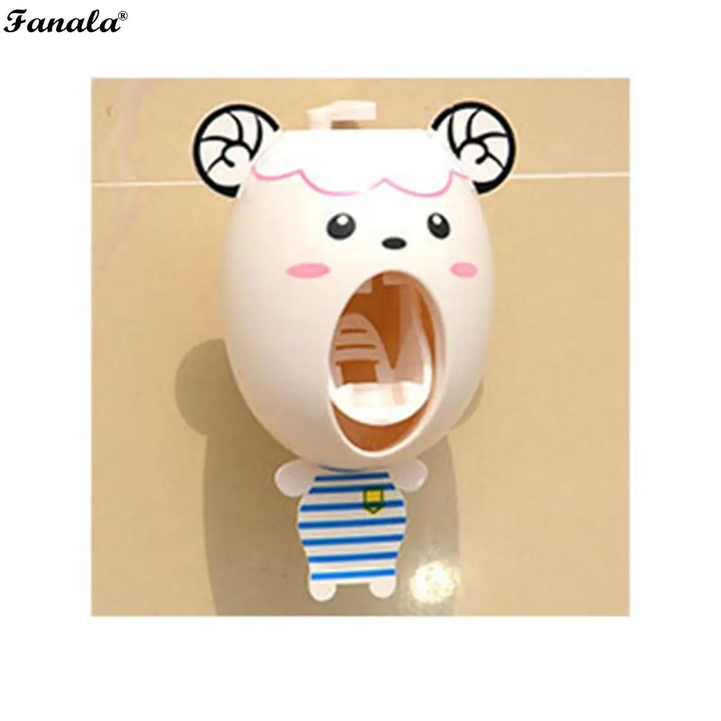 Креативный милый мультяшный в виде животных автоматическое выдавливание зубной пасты дома, диспенсеры для соковыжималки ванной комнаты