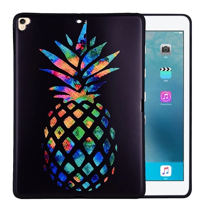 

Silicone Tablet Case For iPad 9.7 2018 6th Generation Cover Anti-knock Soft TPU For iPad 9.7 2017 Air 2 Pattern Cover